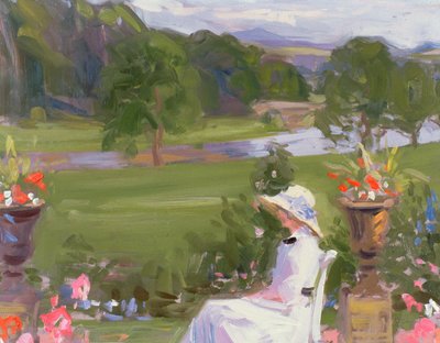 Jean Cadell in Dalserf, 1912 von Francis Campbell Boileau Cadell